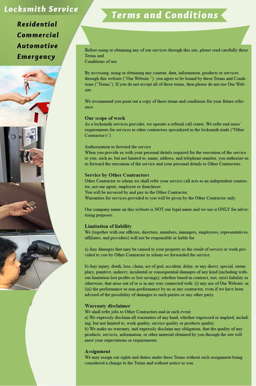 Ridley Park PA Locksmith Store Ridley Park, PA 610-844-0613 - terms-and-condition-c-22